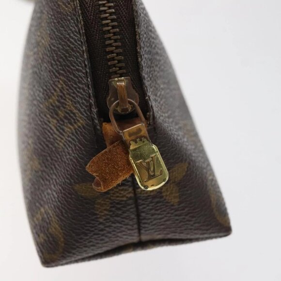 LOUIS VUITTON Monogram Pochette Cosmetic PM Cosmetic Pouch M47515 LV Auth 116305 - Picture 9 of 16